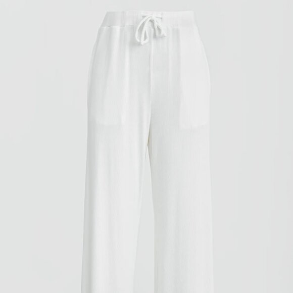 Riot swim Rory wide leg pant in Dove size L - Picture 2 of 5